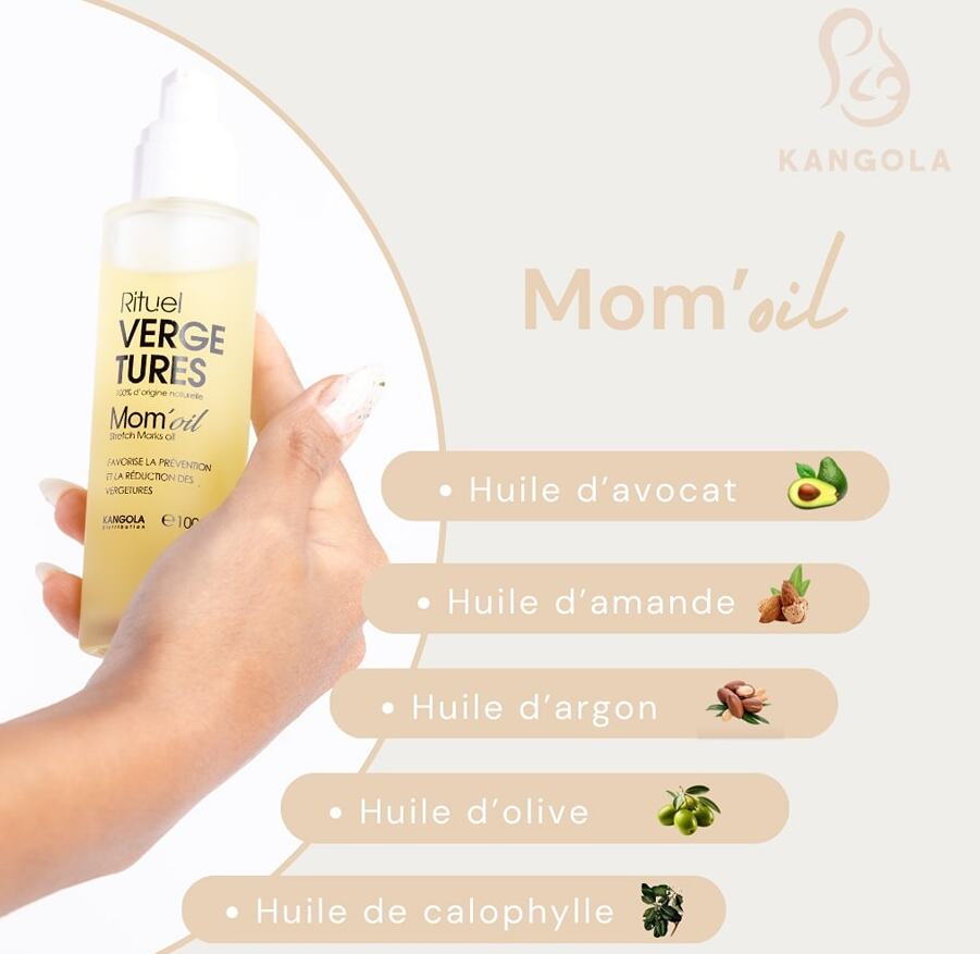 Huile de vergeture Mom'oil